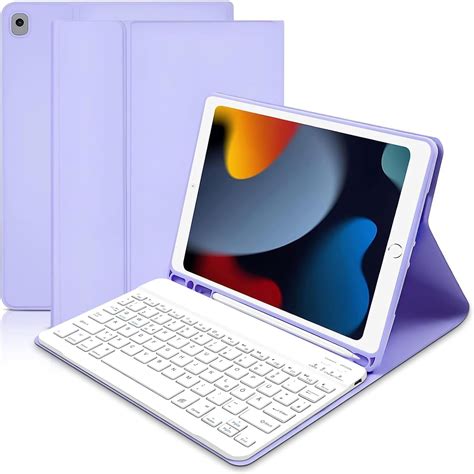 Étui de protection pour iPad 9ème génération avec clavier 2021 10 2