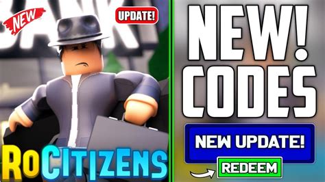 ALL NEW ROCITIZENS ROBLOX CODES 2023 ROCITIZENS CODES 2023 ROBLOX