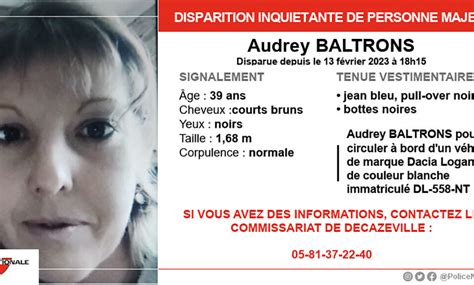 Appel à Témoins En Aveyron Suite à La Disparition Daudrey âgée De 39 Ans