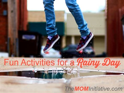 Fun Indoor Activities for a Rainy Summer Day - The Mom Initiative