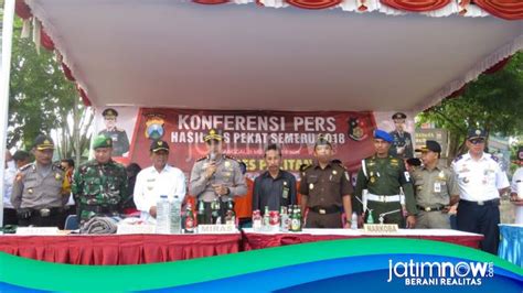 Operasi Pekat Semeru Polres Pacitan Sikat Prostitusi Hingga Miras