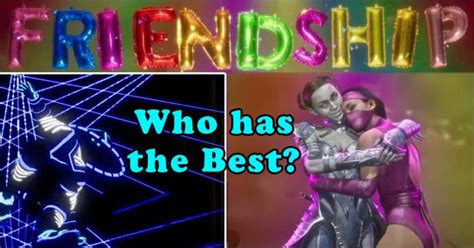 Poll results: Who has the best Friendship in Mortal Kombat 11: Aftermath?