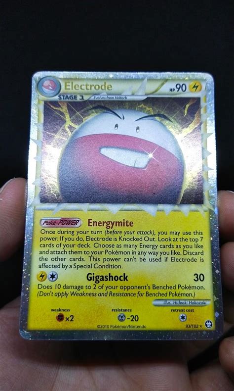 Pokemon Card ELECTRODE 93 HOLO HEART GOLD SOUL SILVER