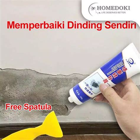 Jual Wall Repair Pasta Dempul Penambal Dinding Cream Instan Water Proof