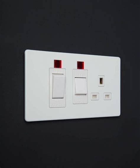 White Plug Sockets & Light Switches | Dowsing & Reynolds