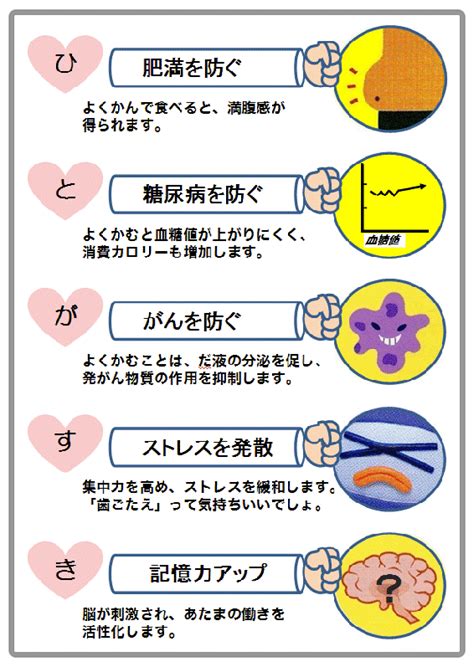 噛むことの効果／健康にいがた21