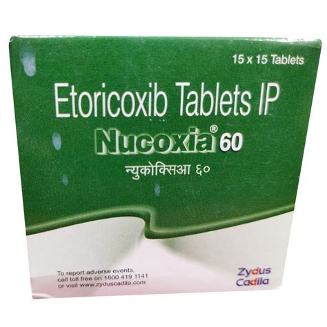 Nucoxia Etoricoxib Tablet Ip Zydus Cadila X Tablets At