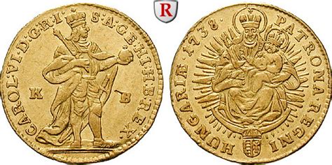 Römisch Deutsches Reich Dukat 1738 Karl VI 1711 1740 Gold 3 44 g f