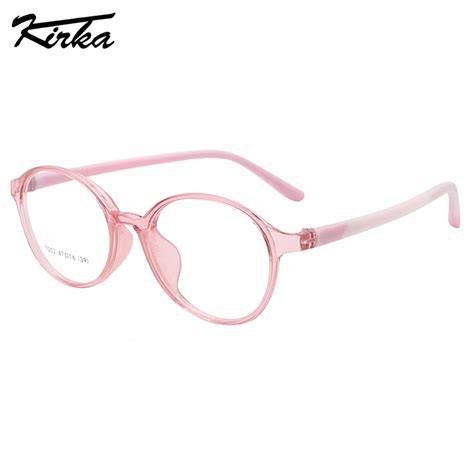 Kirka Children Tr90 Round Frames Eyeglasses Flexible Myopia Hyperopia