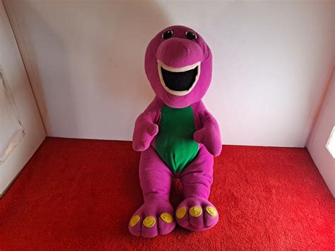 Vintage Talking Barney Doll, Large Barney Doll, Large Barney, Barney and Friends, Pbs Kid, Lyon ...