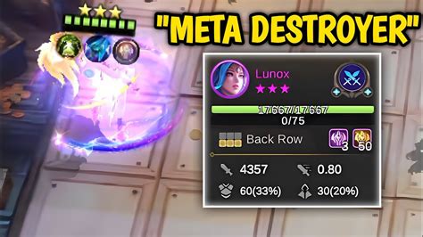 Lunox Assassin Immortal Full Stacks Counter Any Meta Synergy