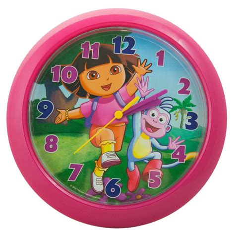 Dora The Explorer Clock Dora The Explorer Toys Funstra