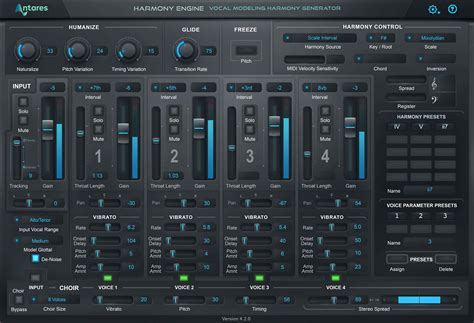 Harmony Engine By Antares Audio Technologies Vocal Modeling Harmony