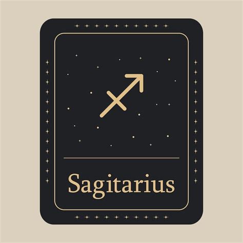 Premium Vector Sagittarius Zodiac Icon Vector Illustration