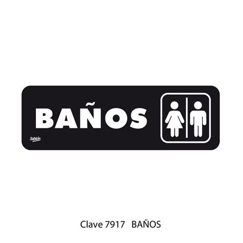 Señales para Baños Sablón