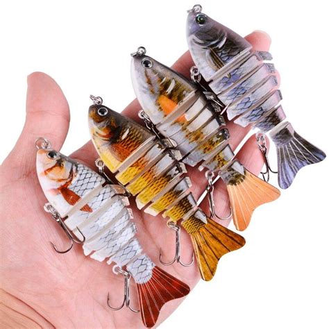 Buy Fishing Wobbler Lifelike Segment Swimbait Crankbait Hard Bait