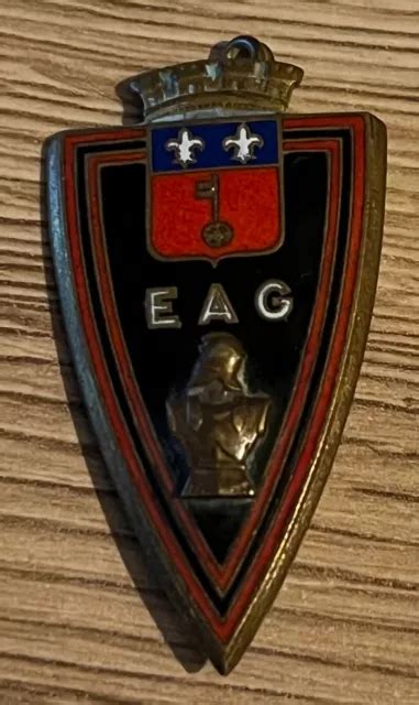 INSIGNE MILITAIRE PUCELLE École dapplication du génie EAG EUR 2 00