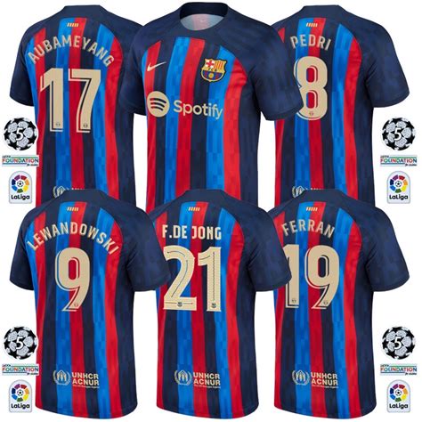 Fans Issues 2022 23 Barcelona Home Man Football Jersey Shopee Malaysia