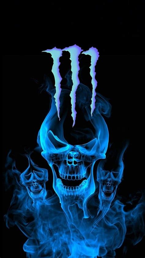 Blue Monster Logo Wallpapers Wallpaper Cave