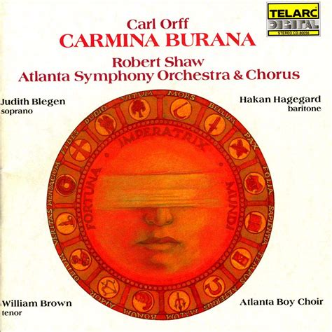 Robert Shaw 1990Carl Orff Carmina Burana 布兰诗歌经典24K金碟 高地音乐