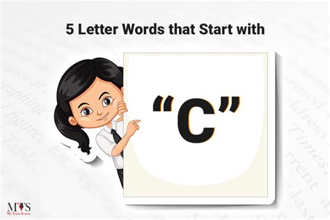 The List Of 5 Letter Words Starting With C