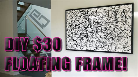 How To Build A Floating Picture Frame For 30 Easy Method Youtube