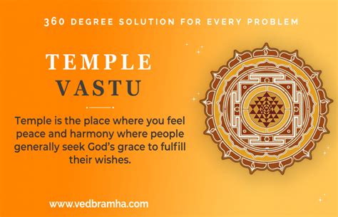 Vastu Shastra For Temple Vedbramha