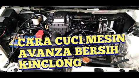 Cara Mencuci Mesin Mobil Avanza Kinclong Seperti Baru Youtube