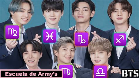 Signos ZODIACALES De BTS YouTube