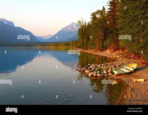 Lake McDonald, Montana, USA Stock Photo - Alamy