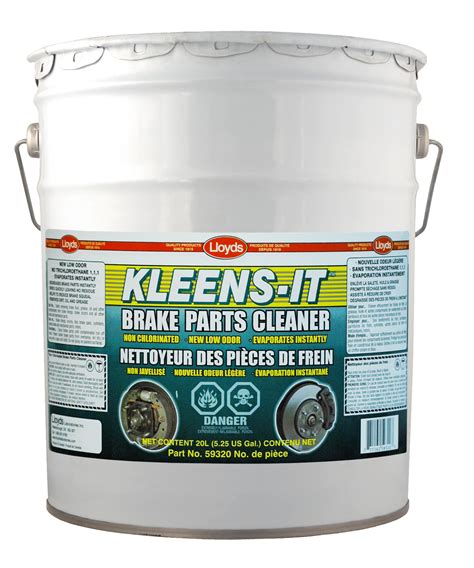 Kleens It Non Chlorinated Brake Parts Cleaner 20 Ltr Pail 525 Gal