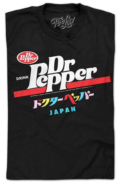 Japanese Text Dr Pepper T Shirt