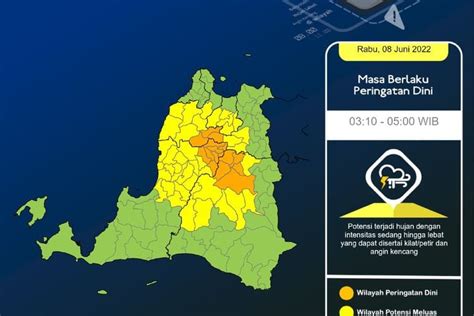 Prakiraan Cuaca Hari Ini Hampir Seluruh Kota Kabupaten Di Banten