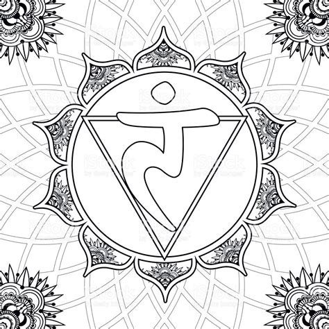 Chakra Symbols Coloring Pages Coloring Pages