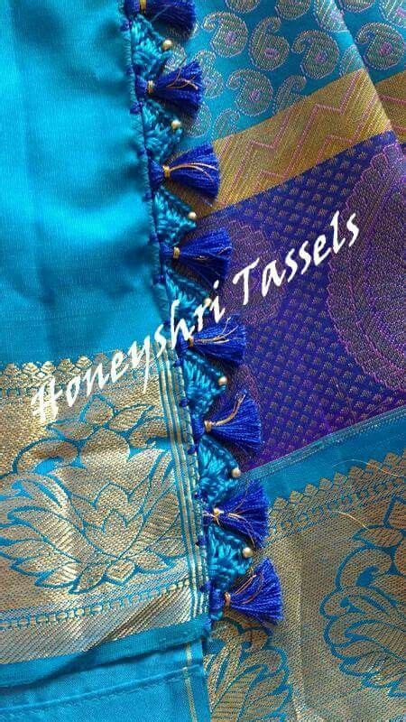 Pin By Deepa Senbagam On Tassels For Saree Saree Tassels Designs