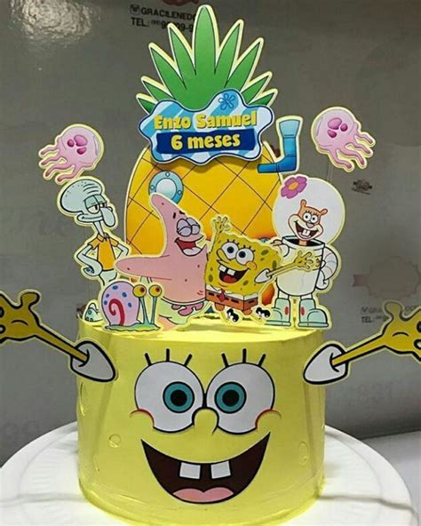 Topo De Bolo Bob Esponja Arquivos A Sua Escolha Elo