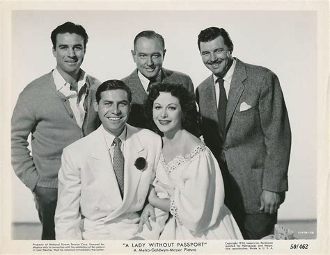 Hedy Lamarr John Hodiak Cast Vintage A Lady Without Passport Mgm