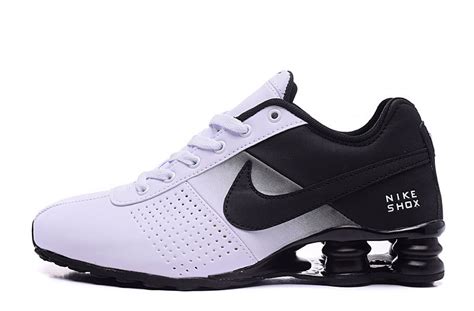 Nike Shox Deliver White Black Mens Running Shoes Sneakers