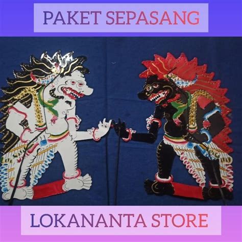 Jual Bala Sewu Buto Amral Paket Sepasang Isi Tokoh Wayang Kulit Bahan