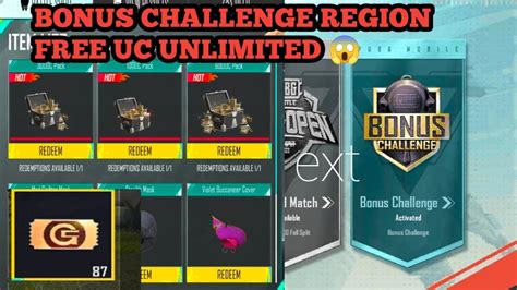 How To Get Bonus Challenge Region In Pubg How To Get Free Uc In Pubg