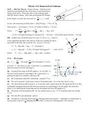 HW 6 Solns F19 Pdf Physics 1112 Homework 6 Solutions 6 55 Ski Tow