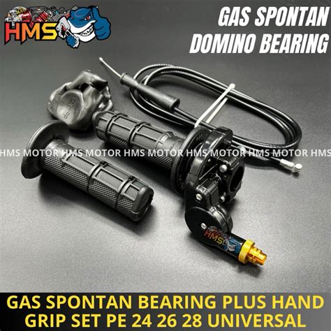 Jual SET GAS SPONTAN 1 KABEL BEARING GRIP KIRI KANAN HANDGRIP SET