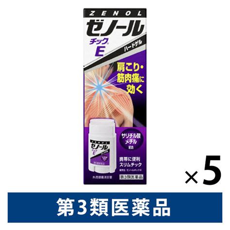 ゼノールチックe 33g 5箱セット 大鵬薬品工業 塗り薬 肩こり 筋肉痛 腰痛 関節痛 打撲・捻挫 しもやけ【第3類医薬品】 アスクル