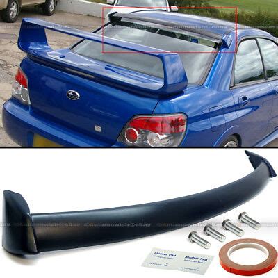 For Subaru Impreza Wrx Sti Oe Style Rear Window Roof Spoiler Abs