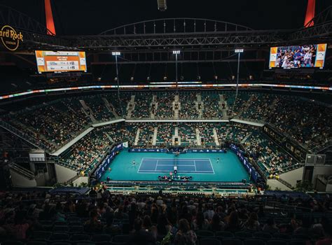 The Miami Open Returns To The Hard Rock Stadium