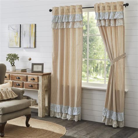 Kaila Floral Farmhouse Patchwork Curtain Collection By April And Olive