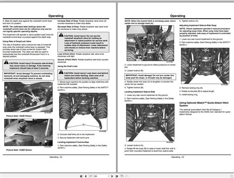 John Deere Compact Utility Tractors 1023e 1026r Sn 010001 Operators Manual Omlvu24604 F1 2011