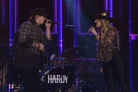 Hardy, Lainey Wilson Bring 'Wait in the Truck' to Tonight Show