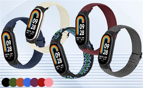 Bttng Elastische Nylon Armband Nur Kompatibel Mit Xiaomi Smart Band