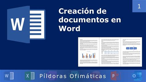 Creación de documentos con Word YouTube